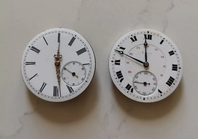 Lot De 4 Mécanismes De Montre Gousset - Réf. REF08809J - Occasion - Pour Réparation Ou Customisation