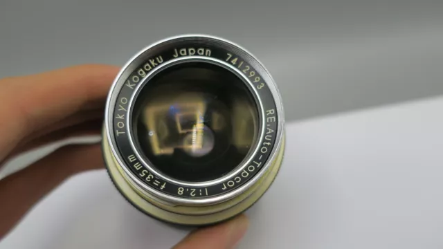 Topcon Re, Auto Topcor 35mm F2.8 Topcon KE Mount Lens For SLR/Mirrorless Cameras