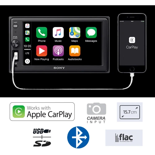 SONY XAV-AX1000 CAR Stereo Upgrade To Suit Toyota Corolla Hatch 2015 to