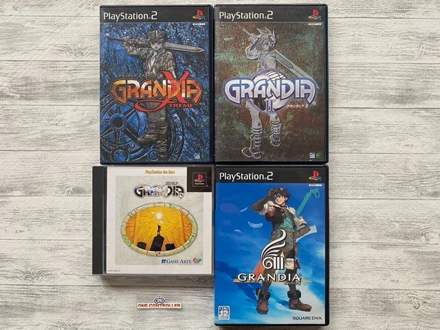 SONY PlayStation PS 1 & 2 GRANDIA 1 2 3 & Extreme  4games Set from Japan