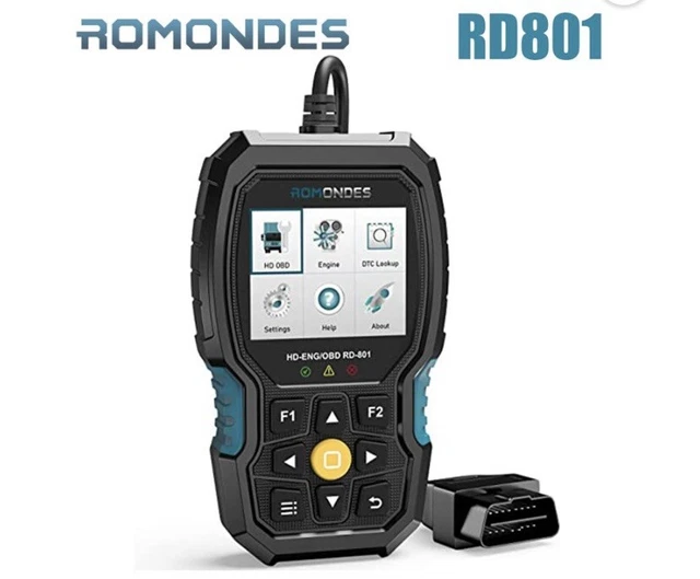 ROMONDES RD801 HEAVY Duty Diesel Truck Scanner Code Reader Engine