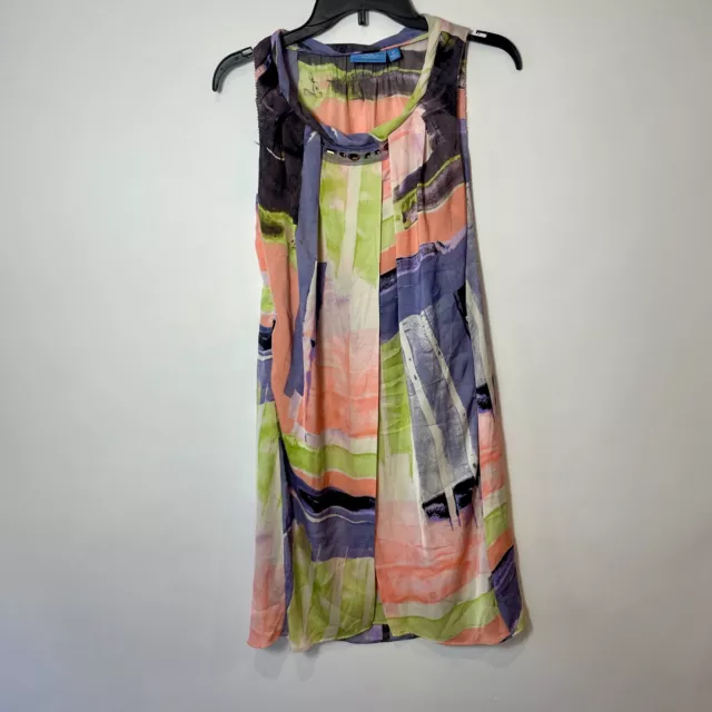 Simply Vera Vera Wang Sleeveless Shift Dress Womens XS Multicolor Embellished