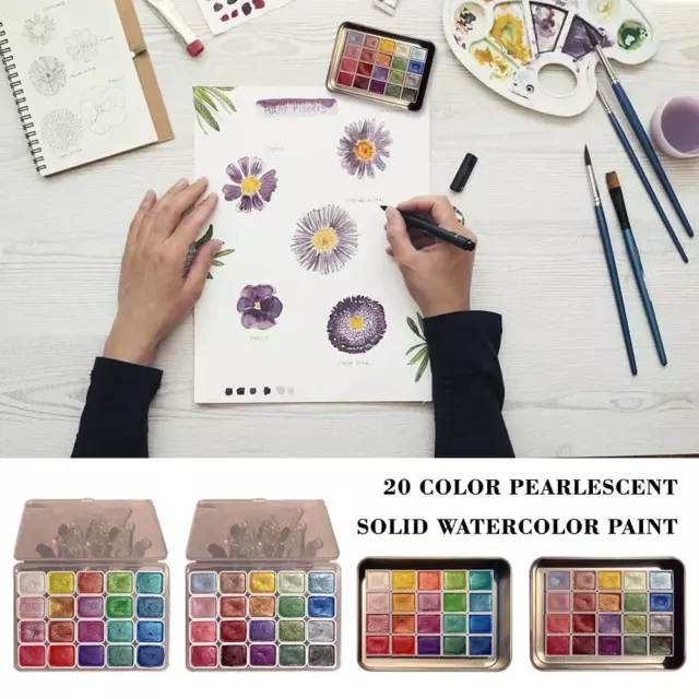 Dunhuang color mineral pearlescent_solid watercolor pigment clay DIY S7U1