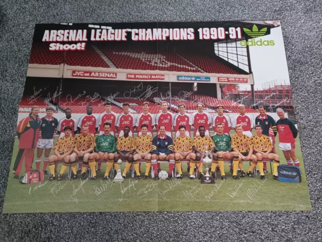 2 Large Arsenal Team Posters