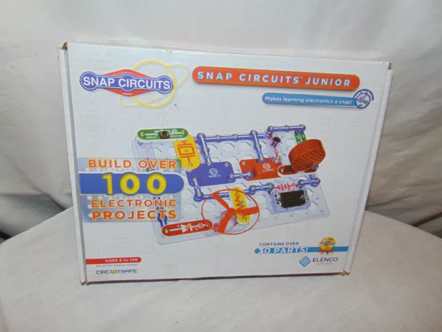 Snap Circuits Jr. Model #SC-100 Electronics Discovery Kit 100+Projects Elenco