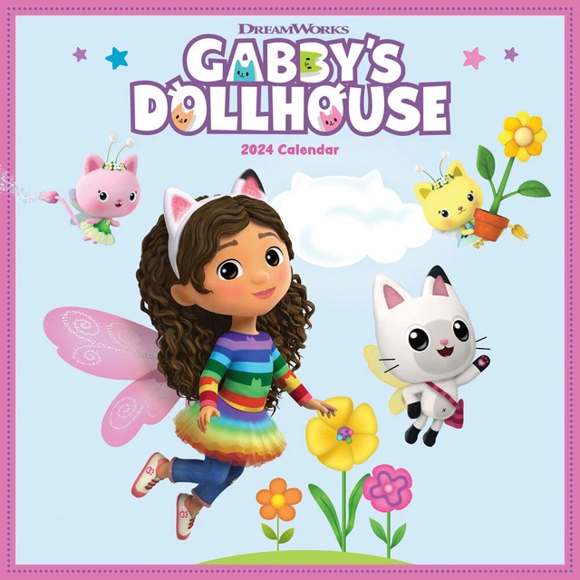 CALENDAR INK, Gabbys Dollhouse 2024 Wall Calendar 16.99 PicClick