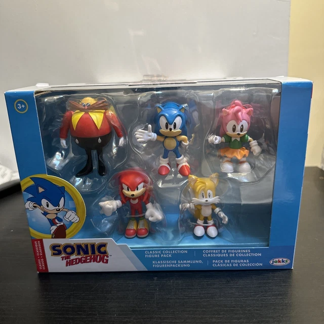 Lanzador De Coches Sonic The Hedgehog – Pack Doble Con Dr. Eggman Y Knuckles, Juguete Oficial