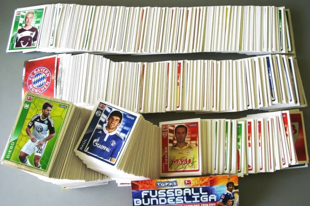 Topps Sammelbilder Fußball Bundesliga 10/11 , 2010/2011 - 20 Sticker aussuchen