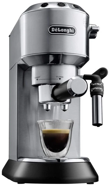 DeLonghi EC 685.M Dedica Style Siebträger Espressomaschine Silber 4