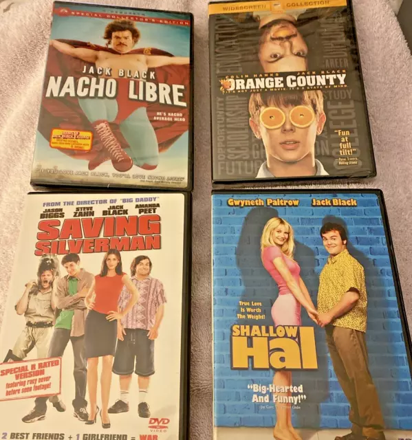 Lot of 4 DVD’s [Jack Black] 2 of 4: New & Factory Sealed | The Other 2: Like-New