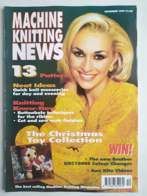 Machine Knitting News Magazine December 1997