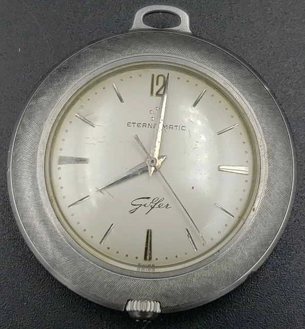 Eterna matic golfer pocket watch sale