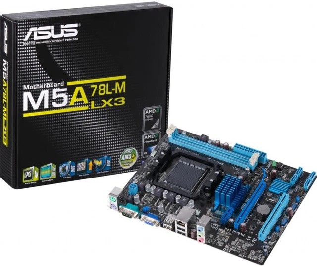 Carte Mère ASUS M5A78L-M LX – REV 1.00, Socket AM3+, Occasion Fonctionnelle