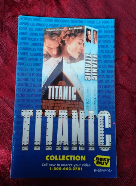 Titanic Promo Movie 1997 Original Vintage Special Collection Catalogue Usa Rare
