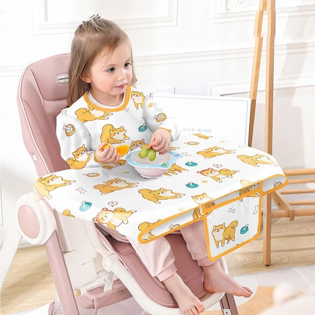 Dinosaur Waterproof Baby Bib Baby Apron Baby Coverall Baby Eating Artifact