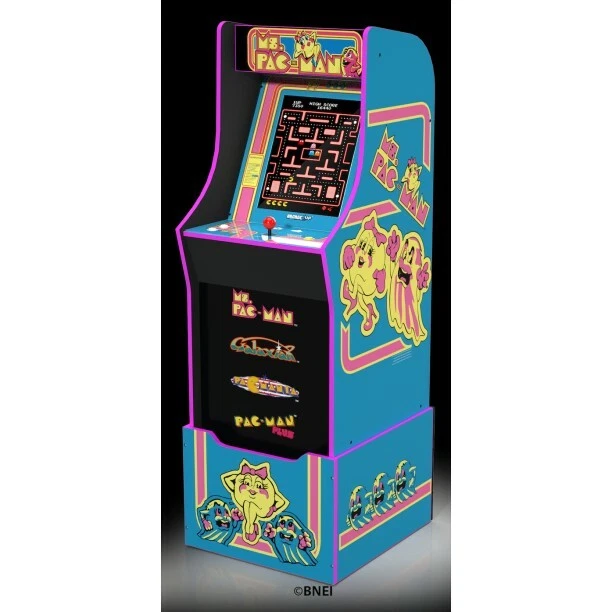 Pac Man Riser Only *NEW* ARCADE1UP MS. Pac-Man Arcade Machine with Riser 4 Games FREE ...