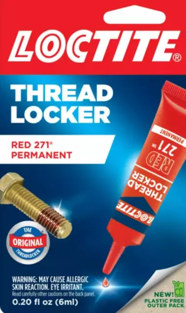 Loctite Threadlocker Blue 242 - Removable Glue for Nuts, Bolts 209728, 1 Pack