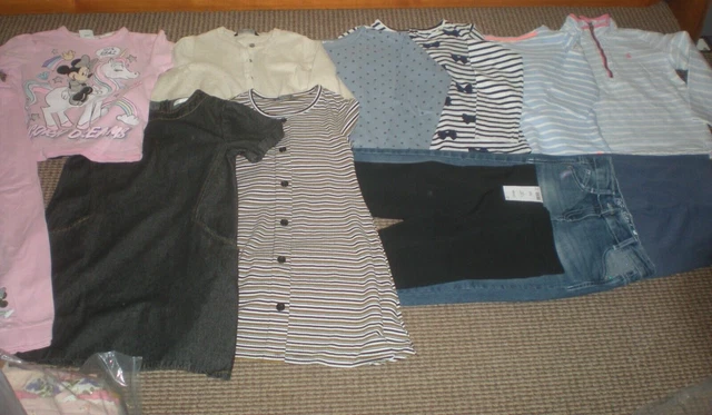 Bundle Girls Clothes age 7-8yrs Jeans Leggings Tops Sweatshirt PJ's Dress Joules