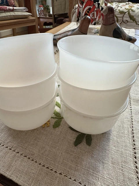 Duo de ramequins Arcopal France, Flan Lyonnais 1960