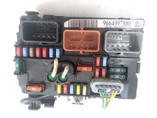 BSM R09 VALEO Pour Peugeot Citroën - Référence 9667199780 / 6500HW - Testée Fonctionnelle Mais Abîmée Extérieurement