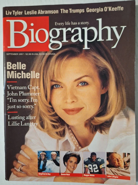 BIOGRAPHY MAGAZINE (SEP 1997) Michelle Pfieffer/Trump/Liv Tyler/Michael ...