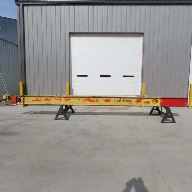 4000Lb (2Ton) Cap Wall-Mount Overbraced Tie-Rod Jib Crane 235" Swing