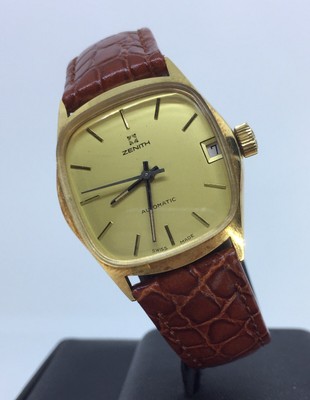 OROLOGIO UOMO AUTOMATICO In Oro 18 Kt 750 Zenith Automatic Vintage Usato  Zenit EUR 999,00 - PicClick IT