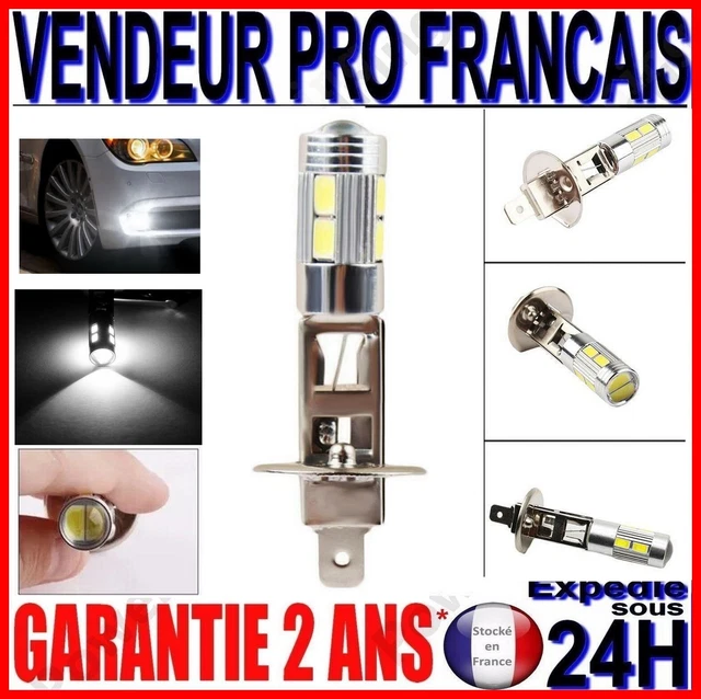 Kit Ampoules LED H7 33000LM 6500K - Radiateur Cuivre + Ventilateur - Pour Voiture/Moto 12V-18V - 2 Ampoules