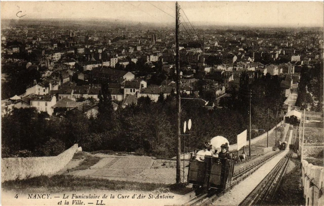 CPA NANCY - The Funicular of the Air Cure St-Antoine et la Ville (484009)