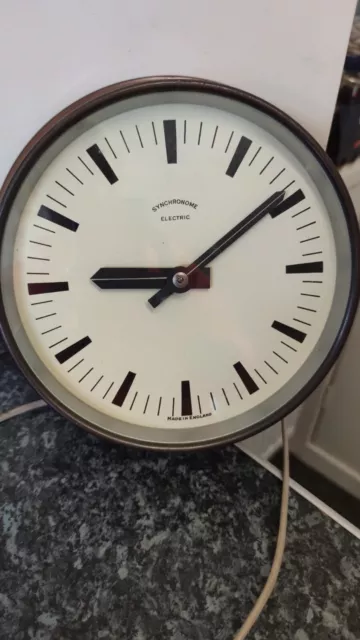 Synchronome Electric Wall Slave Clock