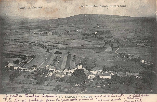 SANCEY-L' église - Vue panoramique (Doubs)