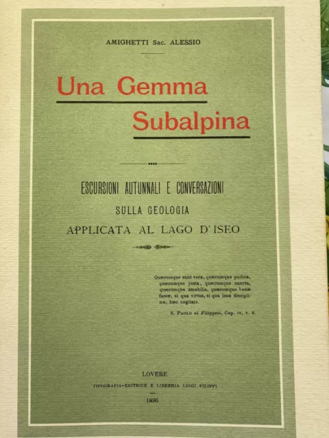 una gemma subalpina escursioni sulla geologia lago d’iseo brescia Bergamo