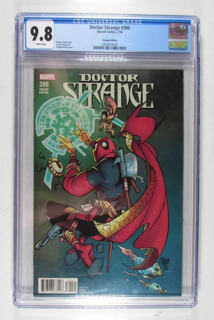 Doctor Strange #390b Marvel (2018) CGC 9.8 NM/MT 6th Series Variant Graded Comic