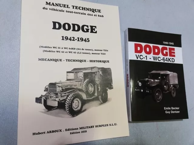 NEUF le best DODGE WC :  Manuel technique 2018 + BECKER USA WW2 MILITARIA TRUCK 3