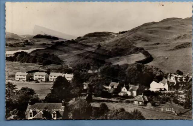 Rp Photo Postcard General View Kilmelford Argyllshire Nr Melfort Tullich Oban