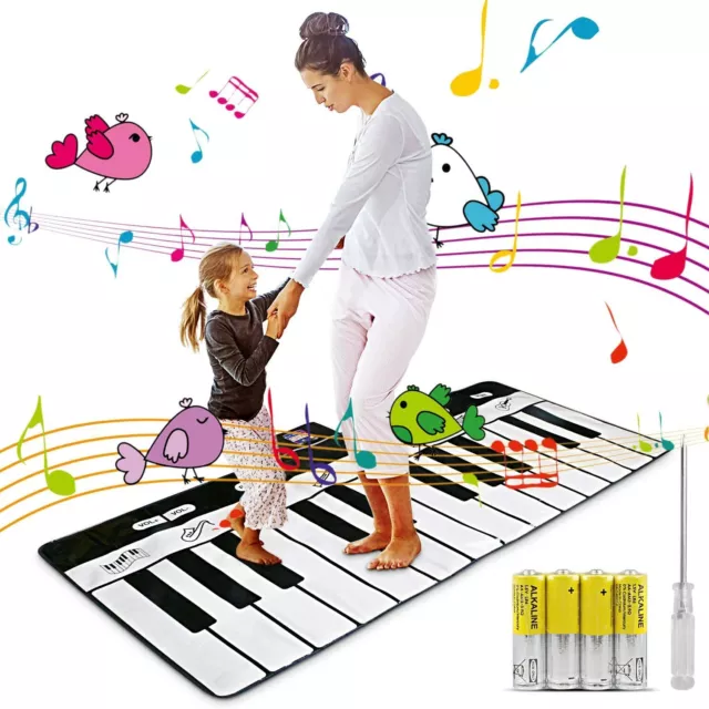 Joyjoz Tapis Musical avec 25 Sons, Tapis de Jeu Piano Enfants, Tapis de  Musique avec des