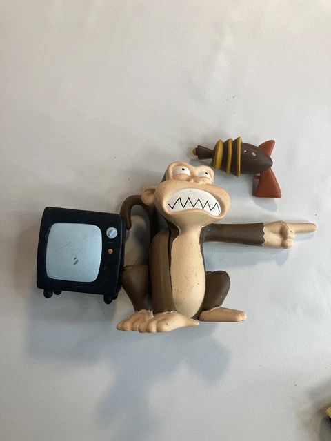 Family Guy Evil Monkey Figure with Television Set 2013 Fox Family Guy Evil Monkey Figure with Television Set 2013 Fox