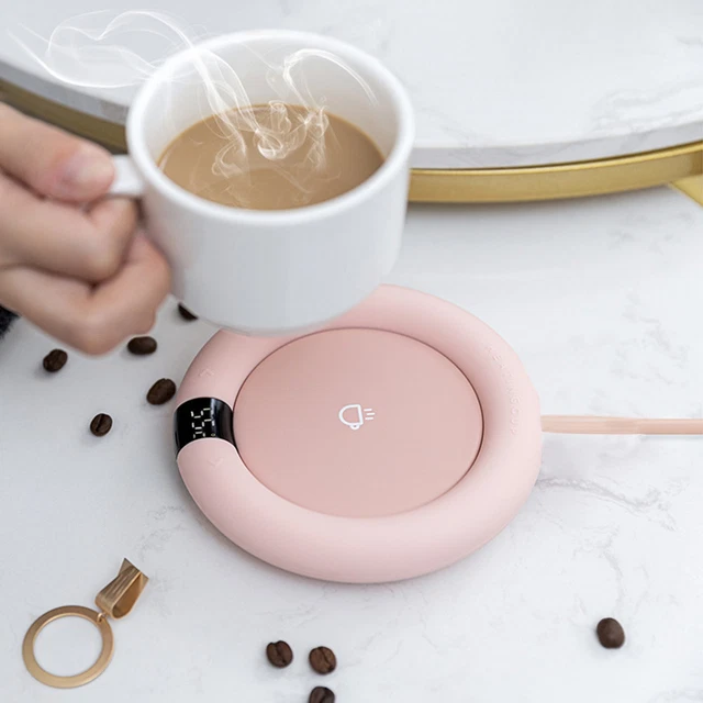 Bandeja de calentador de taza conveniente incluso calefacción taza de bebidas eléctrica calentador antideslizante