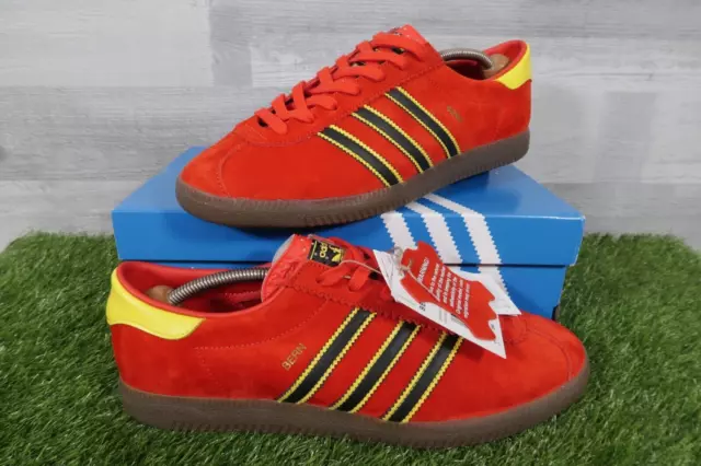 Red and deals yellow trainers