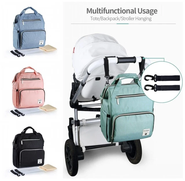 Multi-use Large Mummy Maternity Baby Changing Bag Diaper Nappy Nursing Backpack
