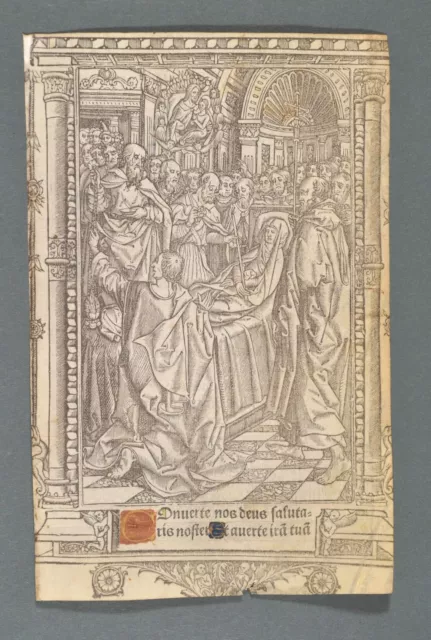 Vostre Book of Hours 1507 Stundenbuch Livre d`heures Annunciation Verkündigung