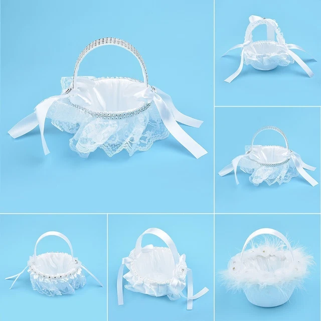 6 Tipos Suministros de Boda Cesta de Flores Simulación Pétalos Fiesta Hogar Decoración Regalo