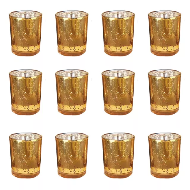 JQWIN Votive Candle Holders Set of 12 Can be Used in Many Kinds of  Scenarios