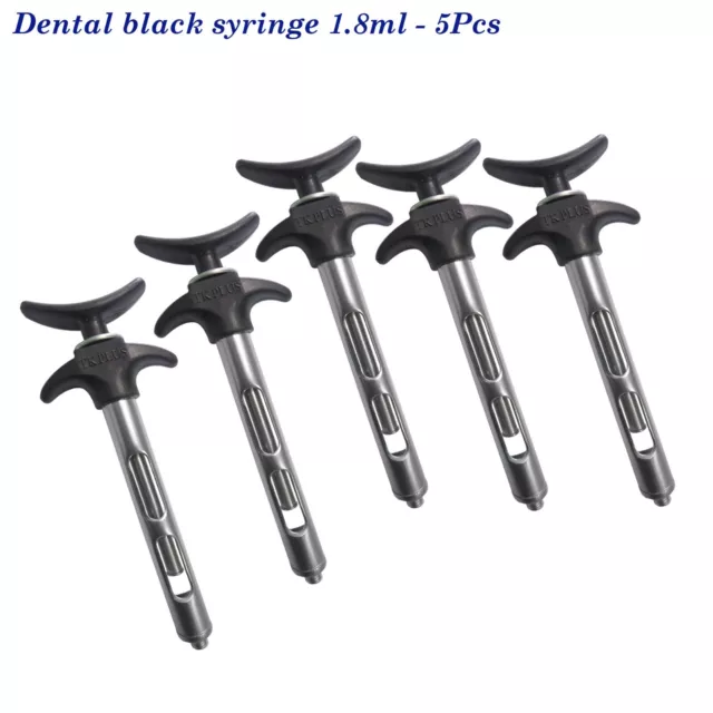 Dental Cartridge Syringes Anesthetic Syringe Black 1.8ml & 2.2ml Dentistry Tool