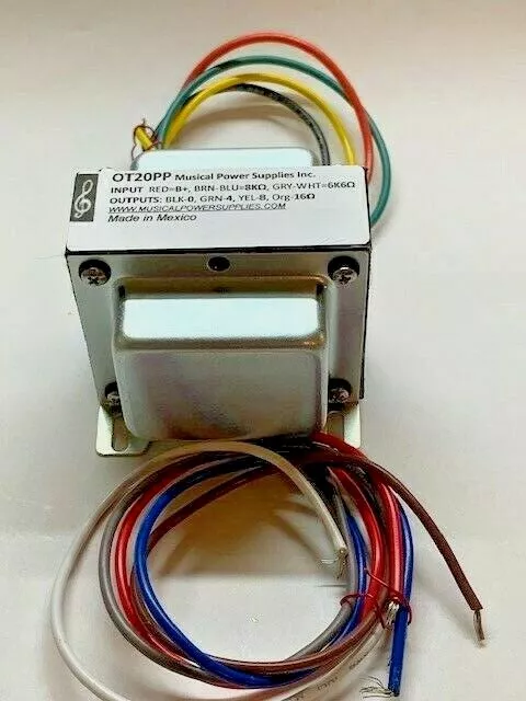 OT20PP HC87 Output transformer 25VA & 8K/6K6 to 4/8/16 ohm