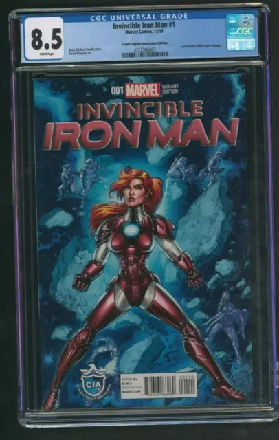 Invincible Iron Man #1 CGC 8.5 Comics Import Amsterdam (CIA) Variant