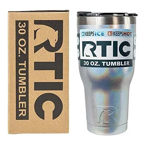 RTIC 30 oz Insulated Tumbler Stainless Steel Coffee Travel Mug w/ Lid, Twilight