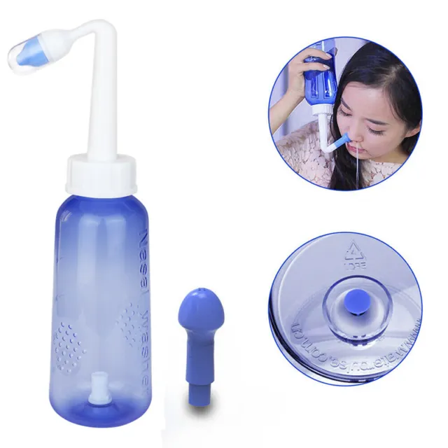 300ml Hydro Nose Washer Neti Pot Sinus Rinse Treatments Bottle Nasal Irrigation