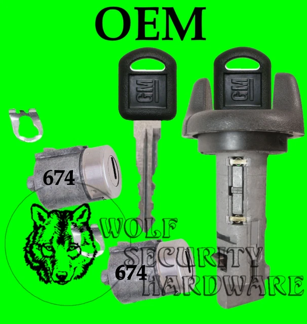 CHEVY GMC PICKUP Others Ignition Key Switch Cylinder & Door Lock Set 2