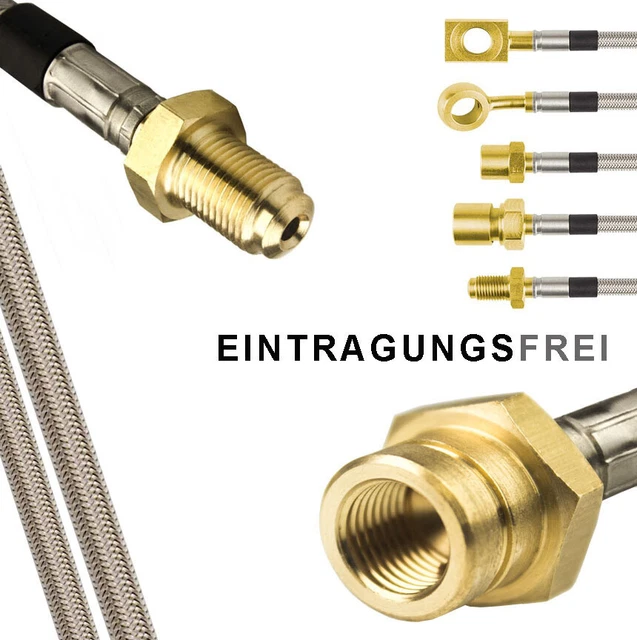 Kupfer-Nickel Bremsleitung 3/16 Zoll 25ft - SAE/ISO Zertifiziertes Bremsrohr Set